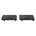 Furniture Dolly 500kg 2 Pack Heavy Duty Wheels Interlocking Black