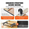 Furniture Dolly 454kg Load Capacity 4 Swivel Casters Hardwood Moving