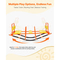 Kids Seesaw 90 kg Capacity Metal Rocking Teeter Totter with Handles