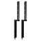 Fence Post Anchor Repair Kit, 2 Pack Inner Diameter 5 x5 cm Heavy Duty Steel Fence Post Support Stakes, Anchor Ground Spike for Repair Tilted, Broken Wood Fence Post