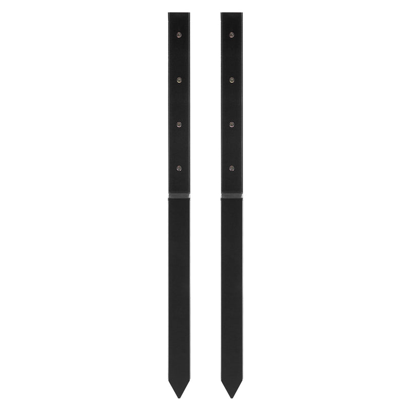 Fence Post Anchor 2 Pack 5x5cm Steel Repair Kit Ground Spike