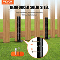 Fence Post Anchor 2 Pack 5x5cm Steel Repair Kit Ground Spike