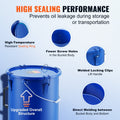 Fryer Grease Bucket 22.7L Oil Disposal Carbon Steel Blue