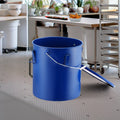 Fryer Grease Bucket 22.7L Oil Disposal Carbon Steel Blue