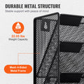 File Wall Rack Mesh 10 Pockets Office School Storage Organiser