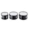 Kids Drum Set 5-Piece 406mm Bass Toms Snare Cymbal Throne Sticks Black