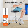 Artiss 5-Piece Kids Drum Set 406mm Blue Beginner Starter Kit