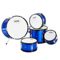 Artiss 5-Piece Kids Drum Set 406mm Blue Beginner Starter Kit