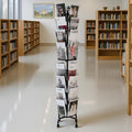 32 Pocket Rotating Postcard Display Stand 360° Spinning Card Rack