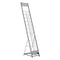 Magazine Rack 10 Pocket Floor Standing Metal Display Silver