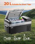 Portable Car Refrigerator Freezer 20L Compressor Single Zone
