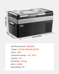 Portable Car Refrigerator Freezer 20L Compressor Single Zone
