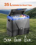 Portable Car Refrigerator 35L Compressor Single Zone Fridge Freezer