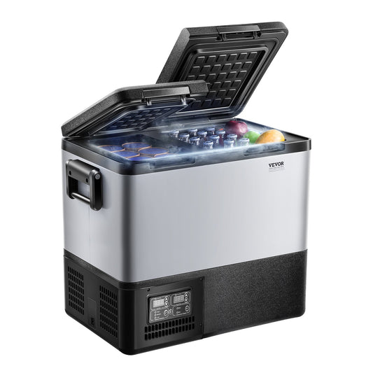 Portable Car Refrigerator 45L Dual Zone Compressor Cooler