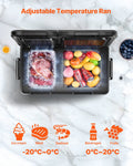 Portable Car Refrigerator 45L Dual Zone Compressor Cooler