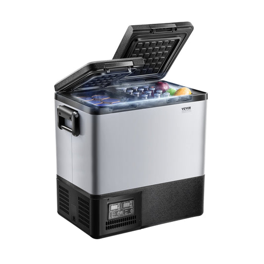 Portable Car Refrigerator 55L Dual Zone Compressor Cooler Freezer