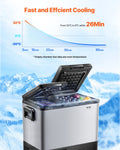Portable Car Refrigerator 55L Dual Zone Compressor Cooler Freezer