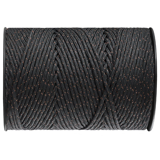 Electric Fence Wire, 1000Ft 305M Portable Polywire, 1/4" Diameter 2 Copper Strands for Reliable Conductivity and Rust Resistance, Fencing Rope Line for Horse, Cattle, Livestock