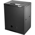 15U Wall Mount Network Cabinet Server Rack Enclosure Glass Door