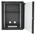 15U Wall Mount Network Cabinet Server Rack Enclosure Glass Door