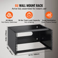6U Wall Mount Network Rack 19