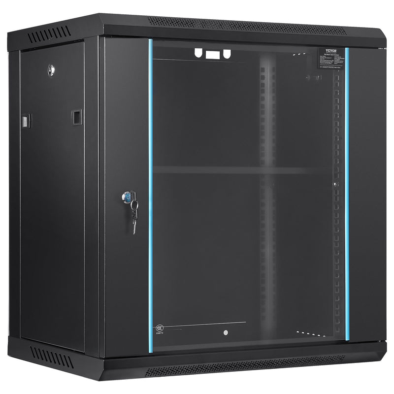 Wall Mount Network Server Cabinet 393.7mm Deep Rack Enclosure