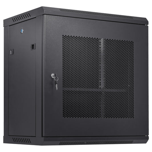 12U Wall Mount Network Server Cabinet 15.5" Deep Rack