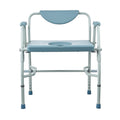 Commode Chair, Bedside Commode with Drop-Down Arms and Detachable Backrest, 5-Level Adjustable Height, 7L Removable Bucket, Easy to Assemble, 1000LBS Capacity, Portable Toilet for Adults Seniors