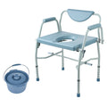 VEVOR Commode Chair Bedside Portable Toilet 5-Level Height Adjustable 1000LBS