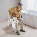 Bedside Commode Chair 227kg Capacity 4-in-1 Portable Toilet Padded