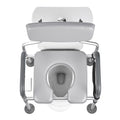 Bedside Commode Chair 227kg Capacity 4-in-1 Portable Toilet Padded