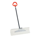 Snow Pusher Shovel 76cm HDPE Plastic Blade Metal Edge Winter Driveway