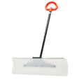 Snow Pusher Shovel 76cm HDPE Plastic Blade Metal Edge Winter Driveway