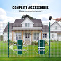 3ft U-Channel Fence Posts 10 Pack Steel Green Heavy Duty