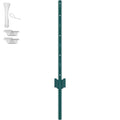 3ft U-Channel Fence Posts 10 Pack Steel Green Heavy Duty