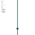 5FT T-Post Fence 10 Pack Heavy Duty Metal Green Posts