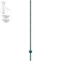 6 Pack 6ft T-Post Heavy Duty Metal Fence Posts Green