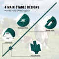 6ft Fence Post U-Channel 10 Pack Heavy Duty Steel Green