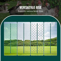 6ft Fence Post U-Channel 10 Pack Heavy Duty Steel Green