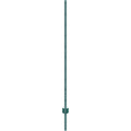 6 Feet Fence Post, 10 Pack U-Channel Heavy Duty Metal Fence Posts, Sturdy Steel Fence Stakes for Garden Yard, Lawn, Farms and Outdoor Wire Fencing, Green