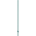7 Feet Fence Post, 10 Pack U-Channel Heavy Duty Metal Fence Posts, Sturdy Steel Fence Stakes for Garden Yard, Lawn, Farms and Outdoor Wire Fencing, Green