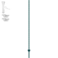7ft Fence Posts 10 Pack U-Channel Steel Metal Green Garden Yard