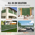 Artificial Ivy Privacy Fence 990x2490mm Greenery Wall Screen Garden