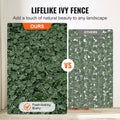 Ivy Privacy Fence 39x158in Artificial Green Wall Screen Outdoor Garden