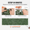 Ivy Privacy Fence 39x158in Artificial Green Wall Screen Outdoor Garden