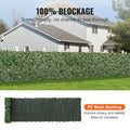 Ivy Privacy Fence 39x198in Artificial Green Wall Screen Outdoor Garden