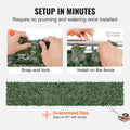 Ivy Privacy Fence 39x198in Artificial Green Wall Screen Outdoor Garden