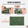 Ivy Privacy Fence 59x98in Artificial Green Wall Screen Hedges Outdoor