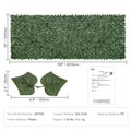 Ivy Privacy Fence 59x158in Artificial Green Wall Screen Greenery Hedges