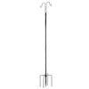 Double Shepherds Hooks for Outdoor, 8 Pack 1560 mm Heavy Duty Bird Feeder Pole, 19 mm Thick Garden Hooks for Hanging Hummingbird Feeder, Plant Baskets, Solar Light Lanterns,Wind Chimes